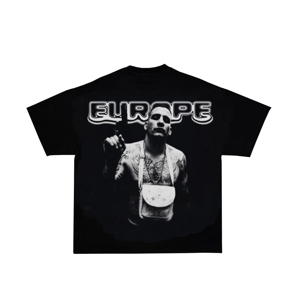 GZUZ oversized t-shirt black