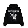 GZUZ oversized hoodie black