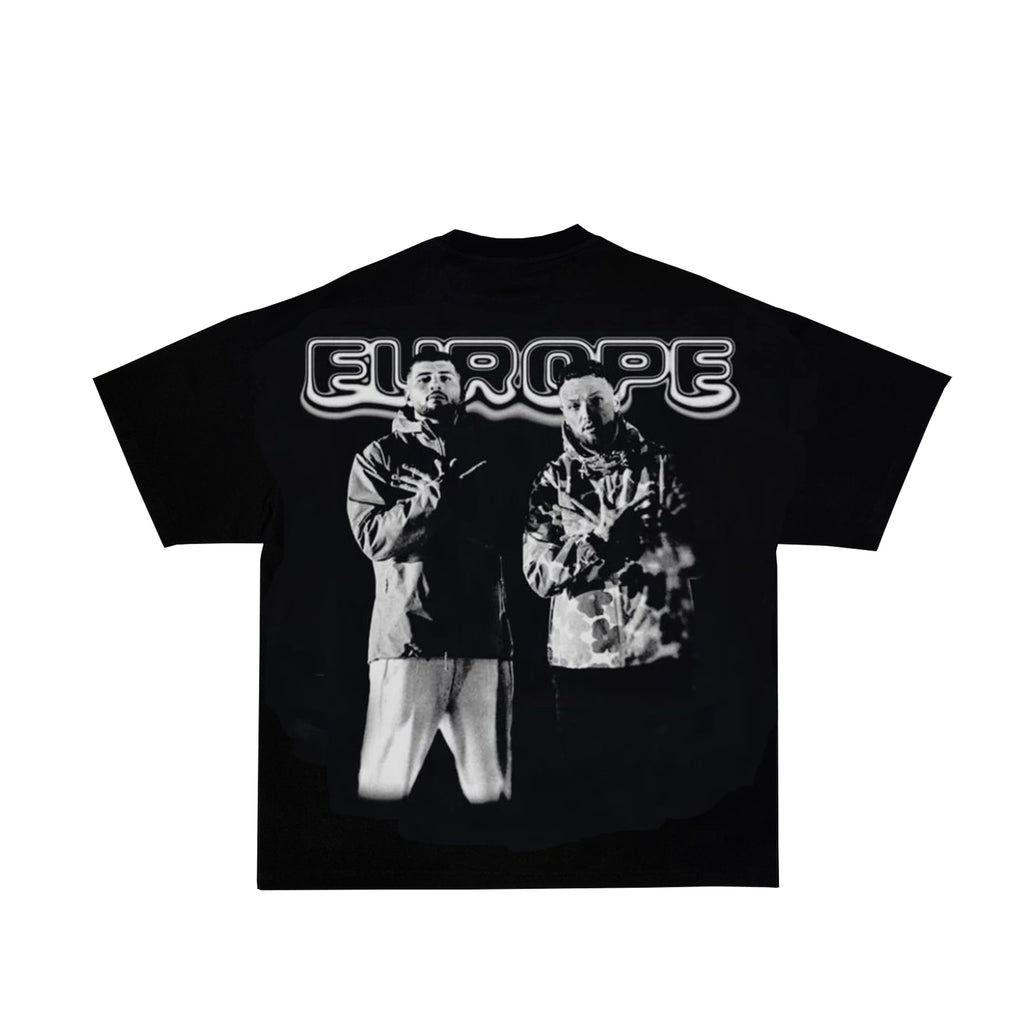 DARDAN & AZET oversized t-shirt black