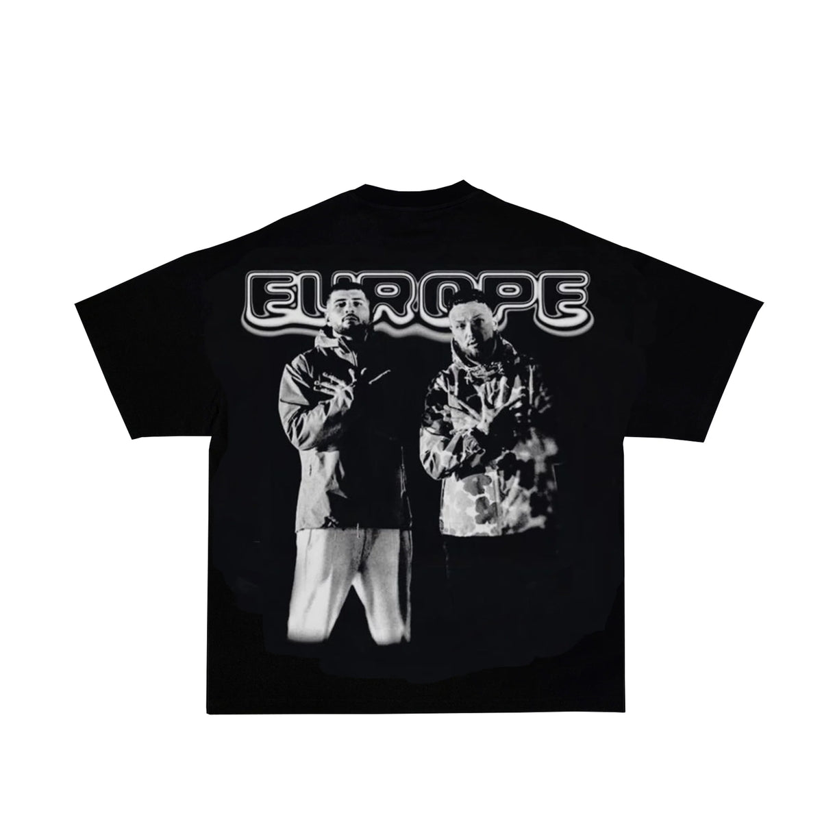 DARDAN & AZET oversized t-shirt black