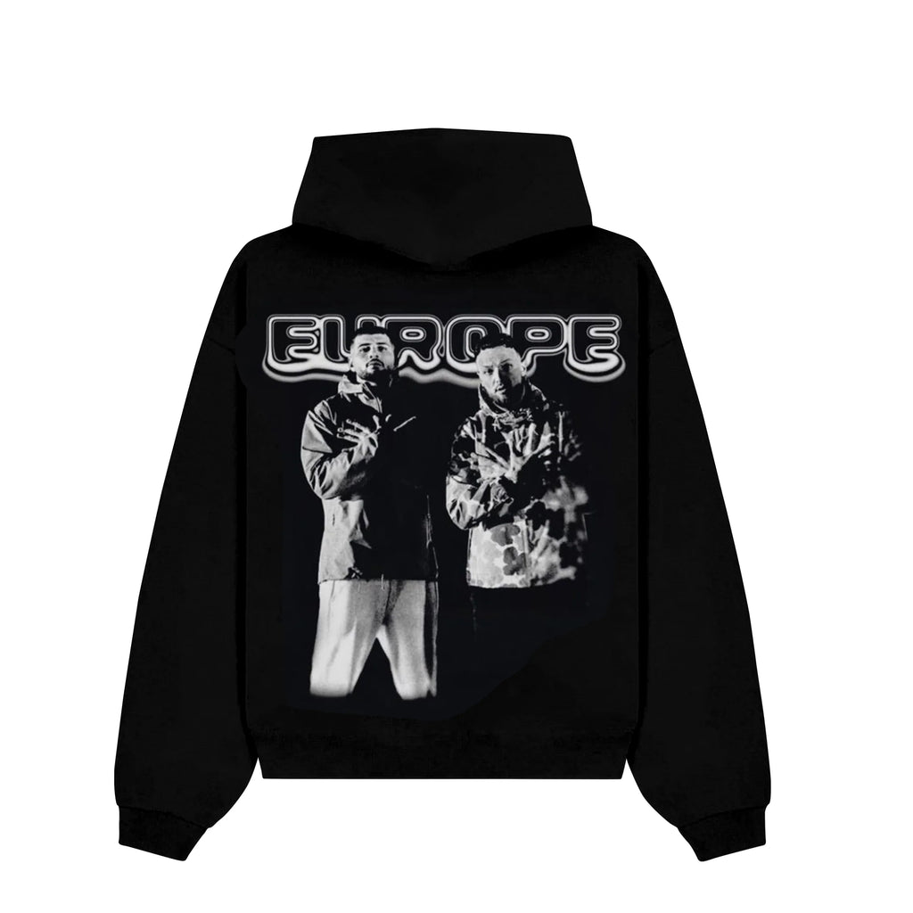 DARDAN & AZET oversized hoodie black