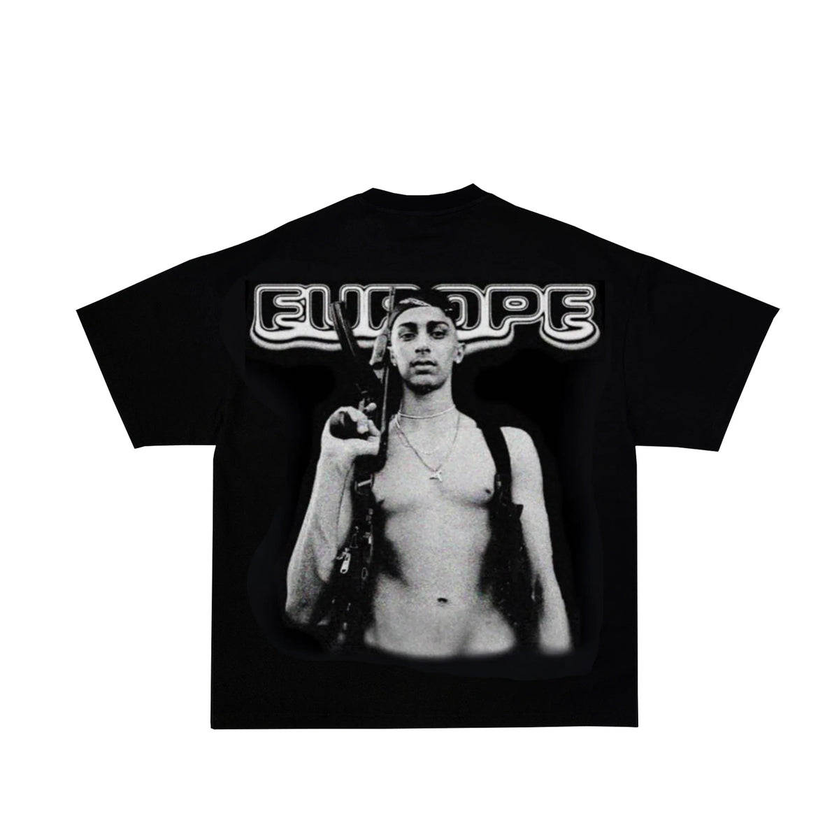 BABY GANG oversized t-shirt black