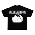 YAKARY oversized t-shirt black