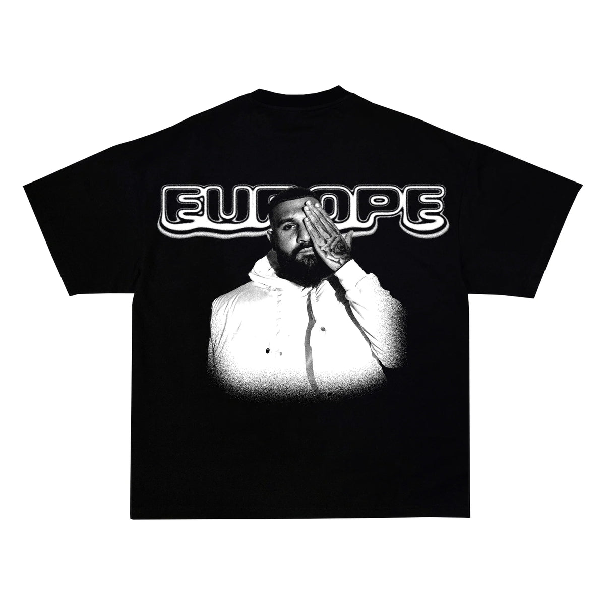 YAKARY oversized t-shirt black