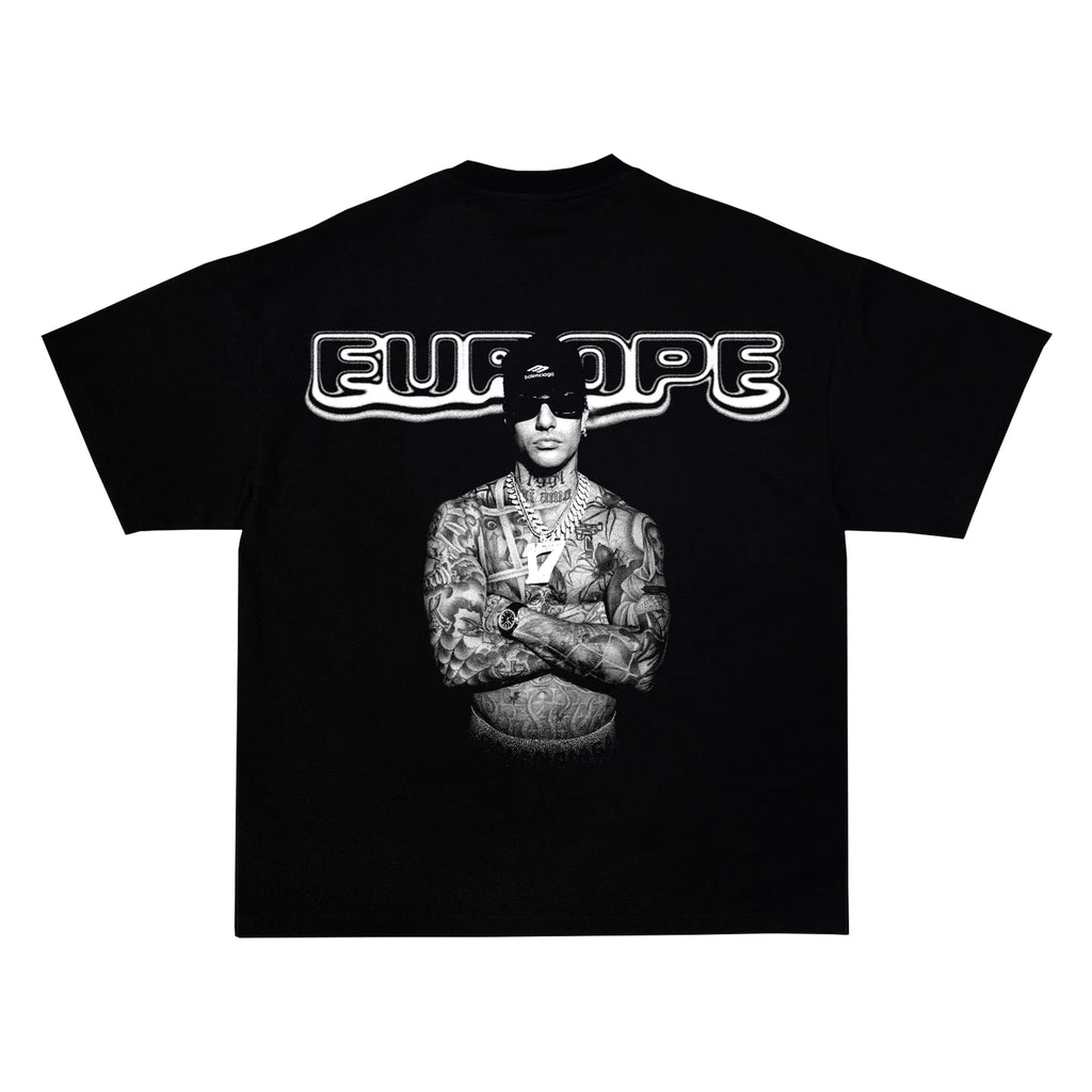 TONY EFFE oversized t-shirt black