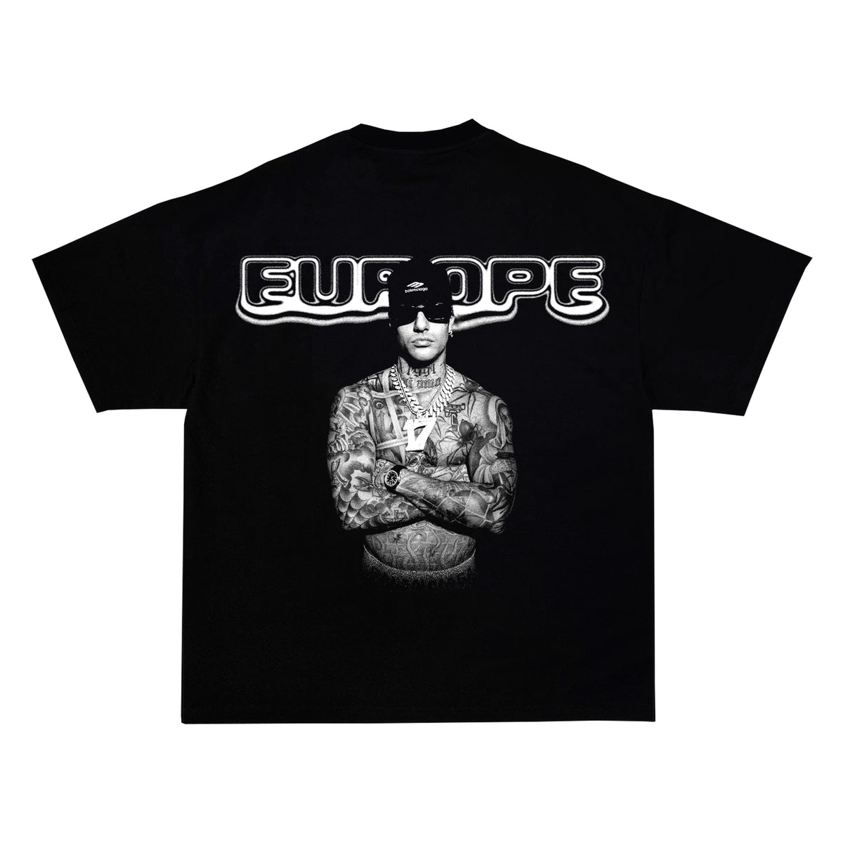 TONY EFFE oversized t-shirt black