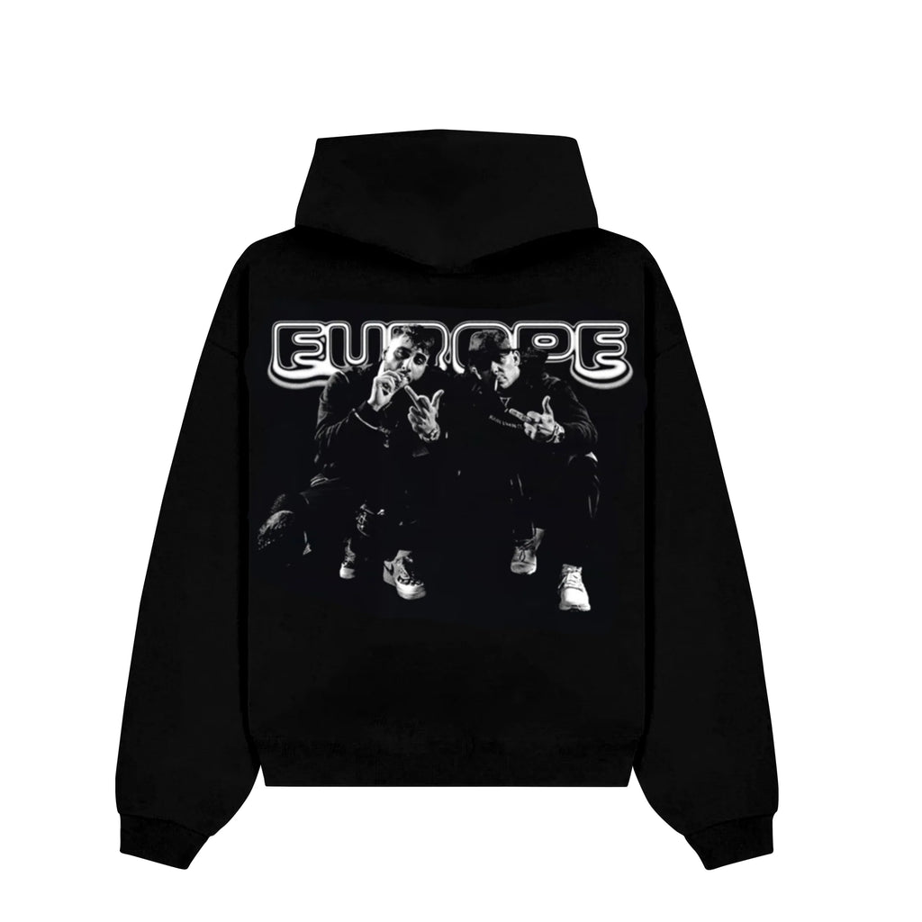 CAPITAL BRA & SAMRA oversized hoodie black