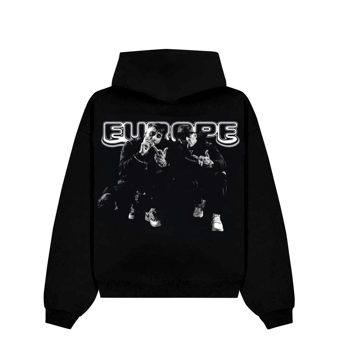 CAPITAL BRA & SAMRA oversized hoodie black