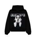 LUCIO101 oversized hoodie black