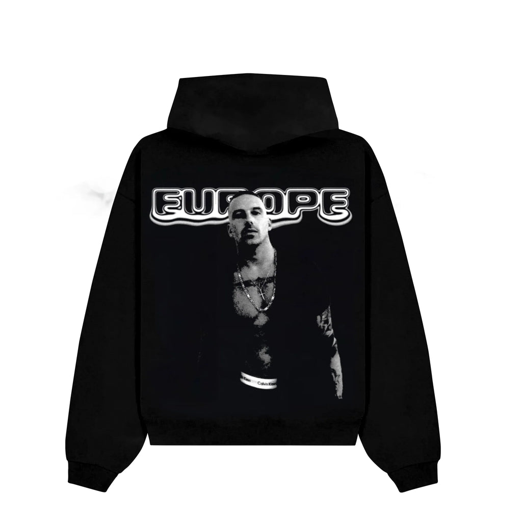 RAF CAMORA oversized hoodie black