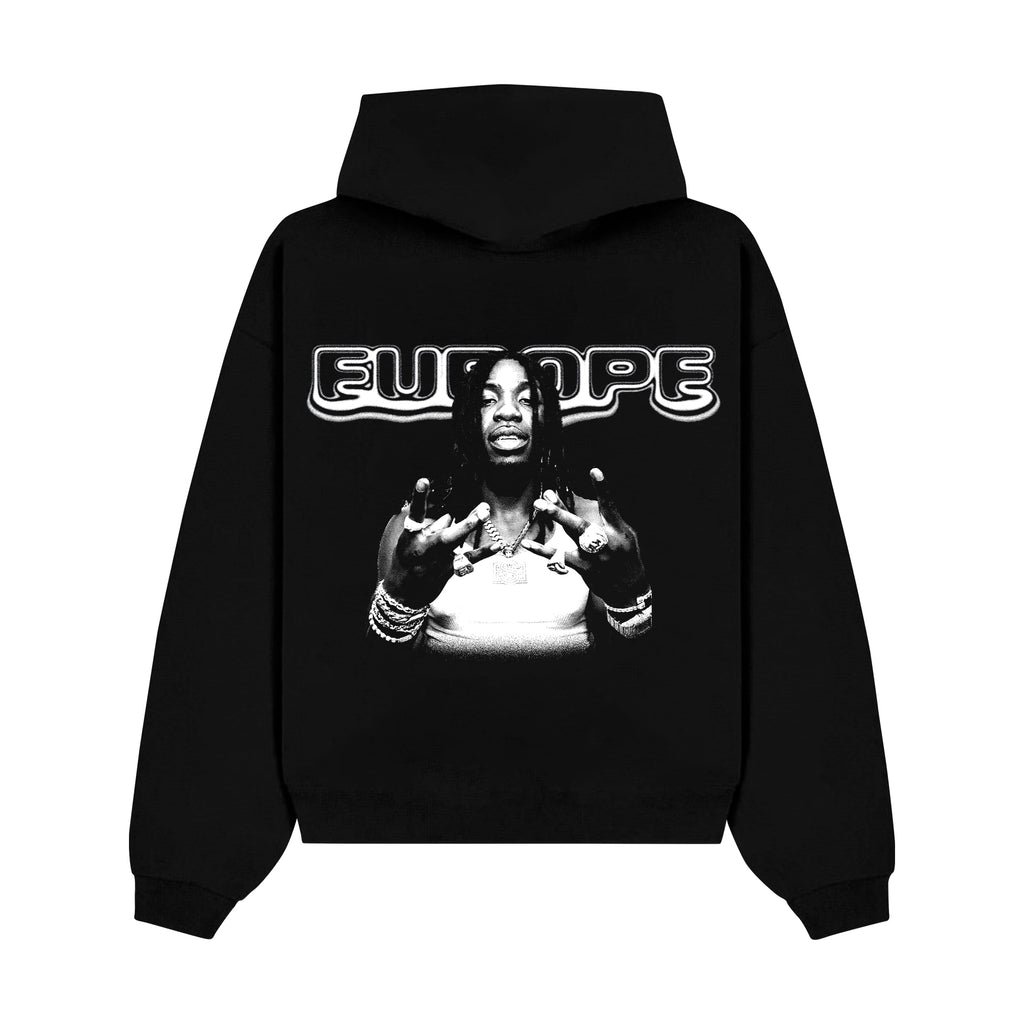 GAZO oversized hoodie black
