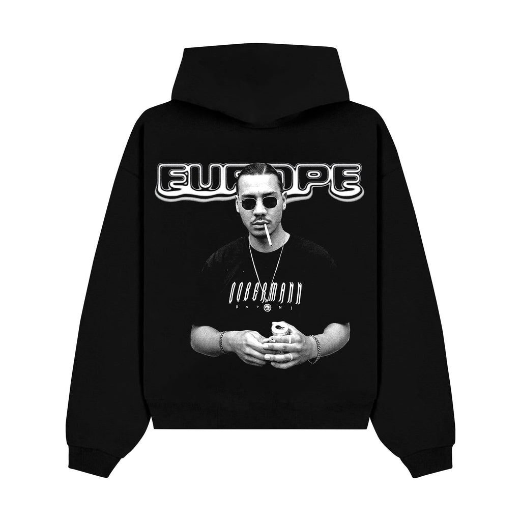 APACHE207 oversized hoodie black