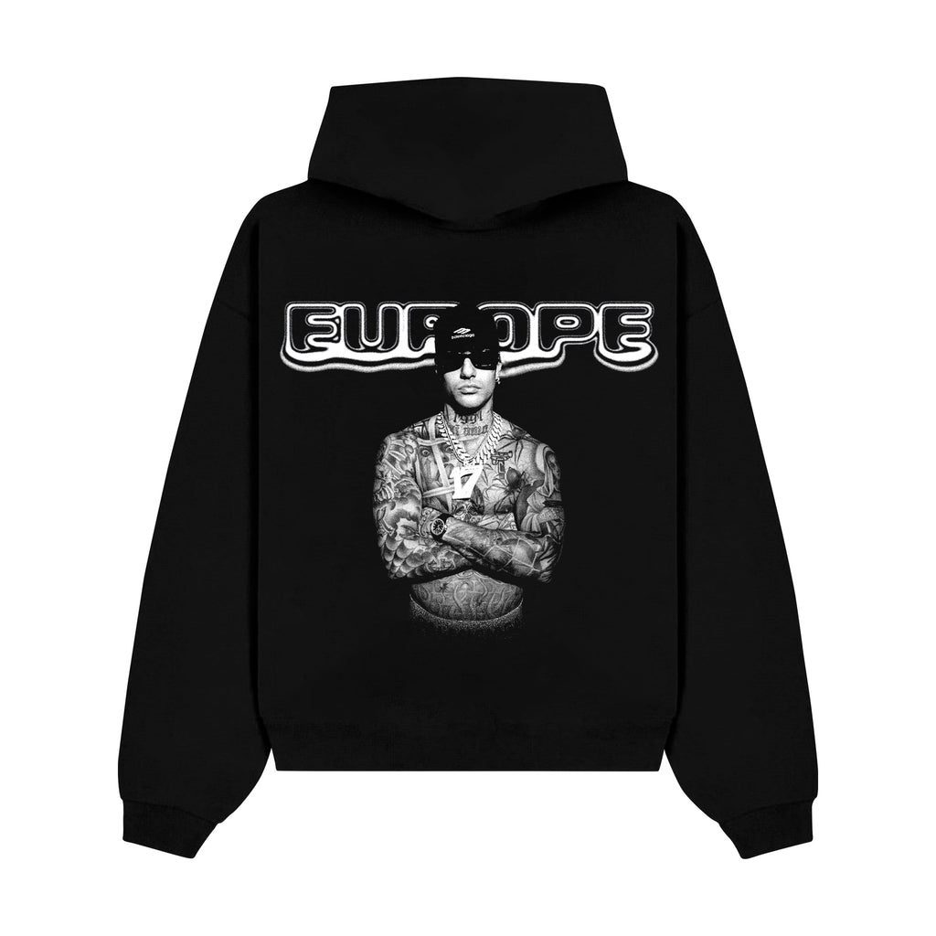 TONY EFFE oversized hoodie black