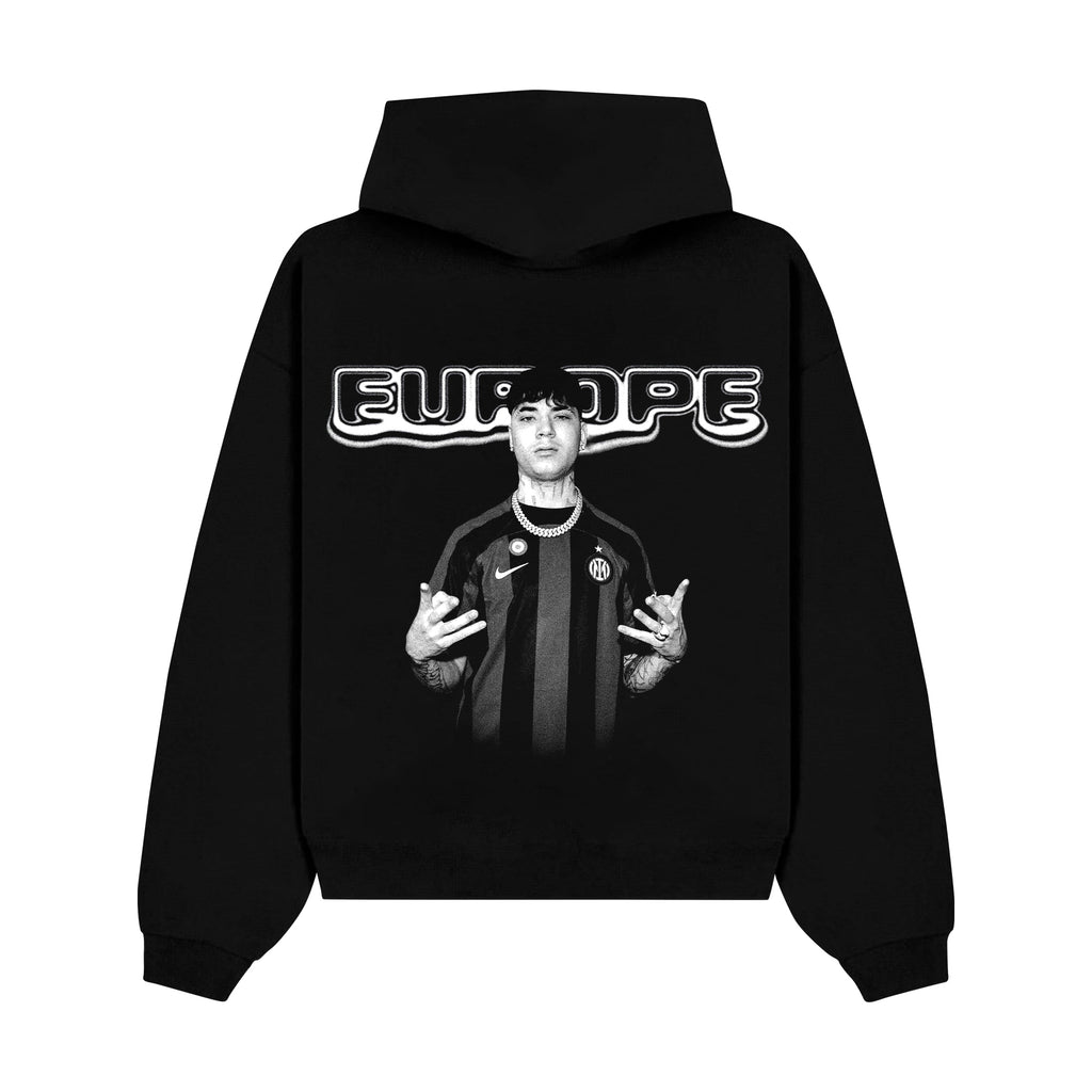 SHIVA oversized hoodie black