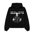 SHIVA oversized hoodie black