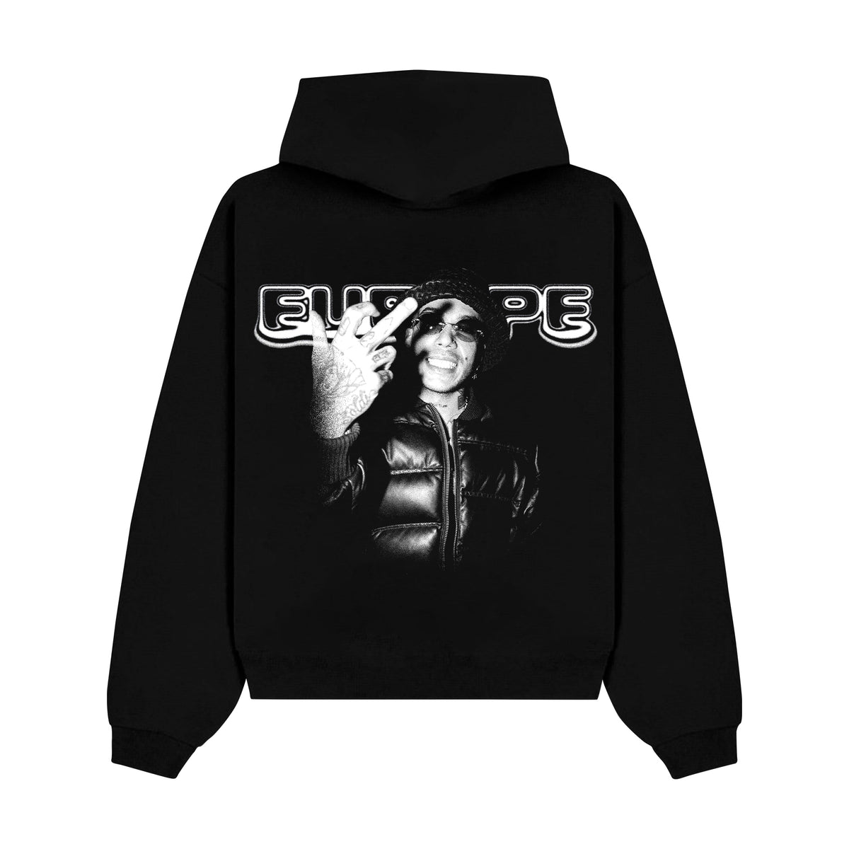 SFERA EBBASTA oversized hoodie black
