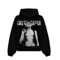 BABY GANG oversized hoodie black